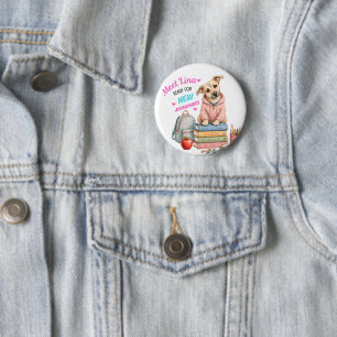 Welcome to Lina's School Adventures! 6 Cm Round Badge