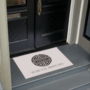 Welcome To   Longevity   Awesome Chinese Doormat