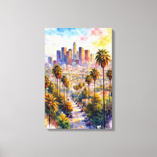 Welcome To Los Angeles Canvas Print