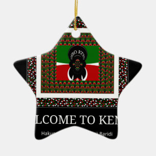 Welcome to Magical Kenya: Hakuna Matata Ceramic Tree Decoration