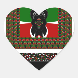 Welcome to Magical Kenya: Hakuna Matata Heart Sticker