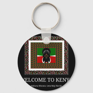 Welcome to Magical Kenya: Hakuna Matata Key Ring