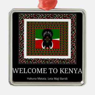 Welcome to Magical Kenya: Hakuna Matata Metal Tree Decoration