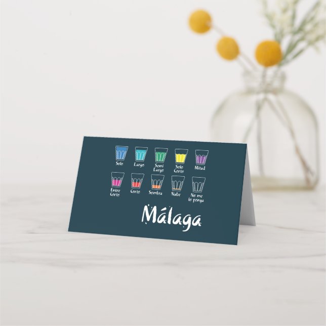Welcome to Malaga 1: El Café Place Card (Front)