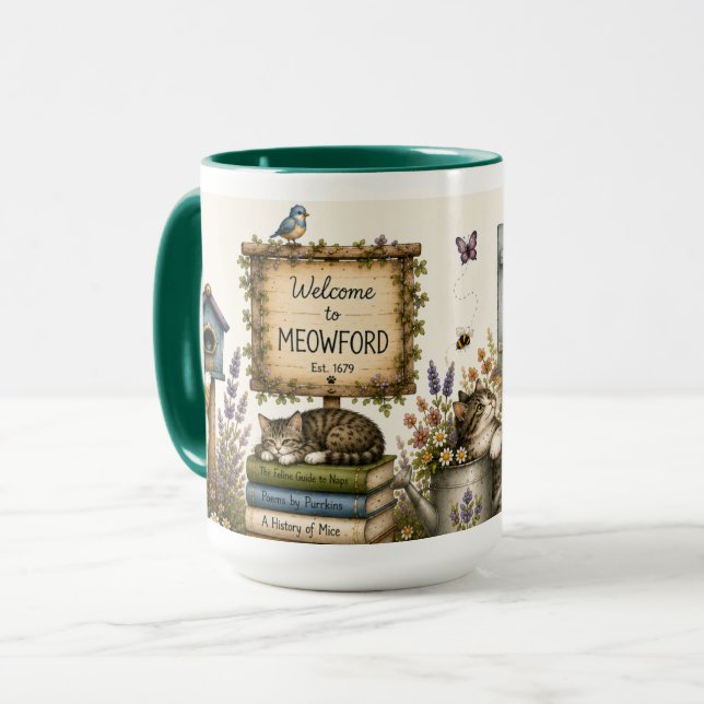 Welcome to Meowford Mug (Front Left)