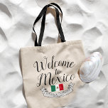 Welcome to Mexico | Destination Wedding Custom Tote Bag<br><div class="desc">A celebratory gift item tailored to your wedding guest travelling to see you in the beautiful country of Mexico.  All elements of this item are unlocked and adjustable to suit your needs. Have fun making it your own.</div>