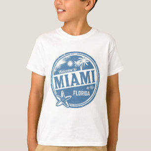 Welcome to Miami Florida – Vintage Retro Travel T-Shirt