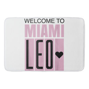 Welcome to Miami Leo 10 - GOAT Bath Mat