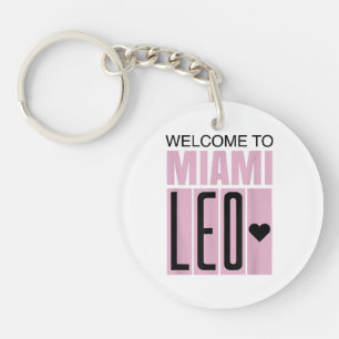 Welcome to Miami Leo 10 - GOAT  Key Ring