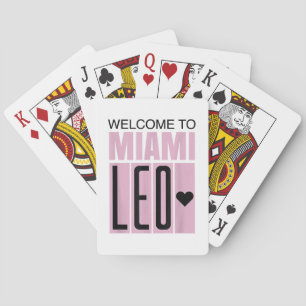 Welcome to Miami Leo 10 - GOAT Playing Cards