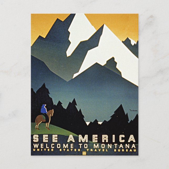 Welcome to Montana, Postcard (Front)