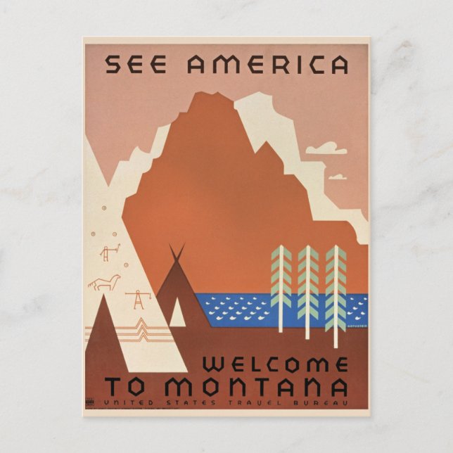 Welcome to Montana Postcard (Front)
