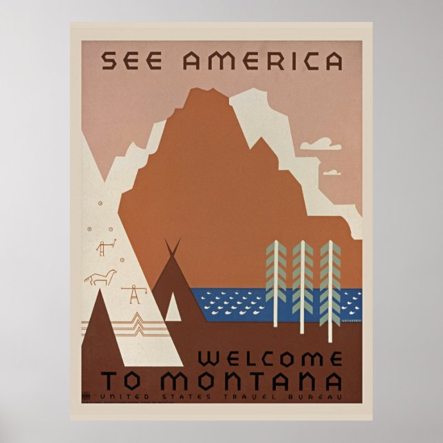 Welcome to Montana Poster (Front)