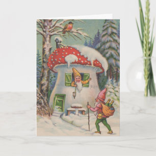 Welcome to Mushroom House Greeting Card