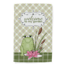 Welcome to My Garden Flag