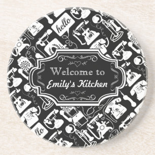 Welcome to My Kitchen Personalised Coasters