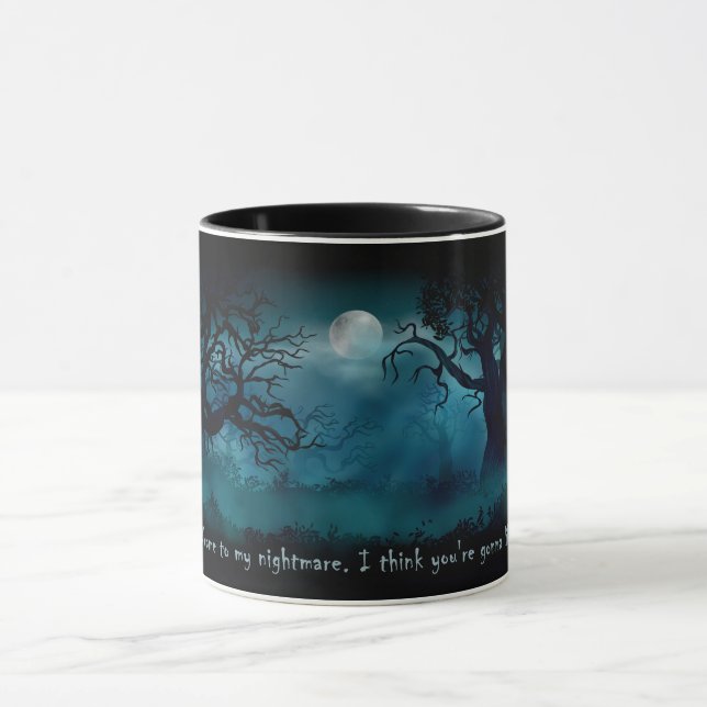 Welcome to My Nightmare- Moonlit Forest Mug (Center)