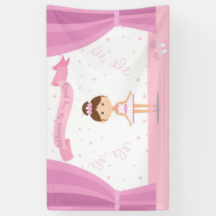 Welcome to my party- Little ballerina Banner