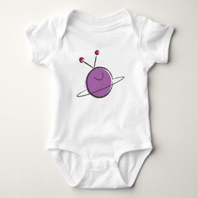 "Welcome to My World" Baby Bodysuit (Front)