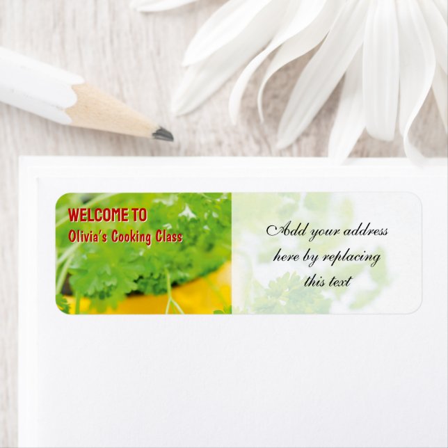 Welcome to Name’s Cooking Class Herb Art (Insitu)