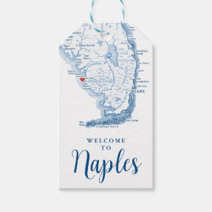 Welcome to Naples Florida Wedding Favour Gift Tags