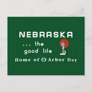 Welcome to Nebraska - USA Road Sign Postcard