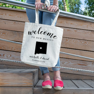 Welcome to New Mexico State Silhouette Wedding Tote Bag