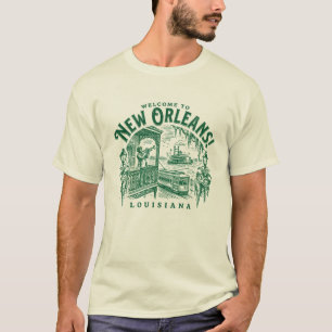 Welcome to New Orleans City Louisiana T-Shirt
