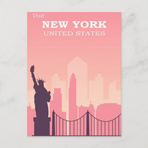 Welcome to New York Postcard