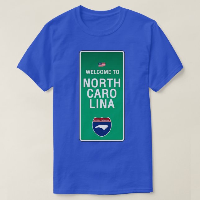 Welcome to North olina T-Shirt (Design Front)