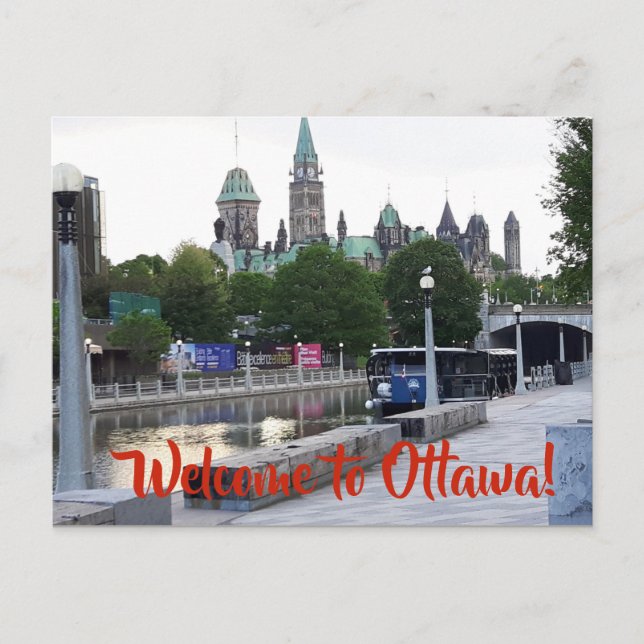 WELCOME TO OTTAWA postcard (Front)