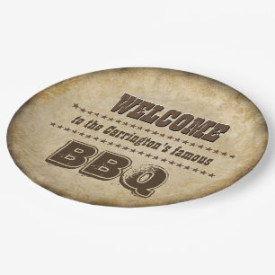 Welcome to our BBQ (customisable) Paper Plate