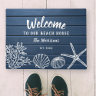 Welcome to Our Beach House Family Name Custom