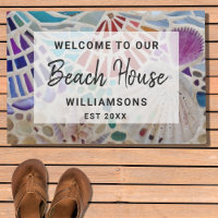 Welcome to Our Beach House Shells Custom