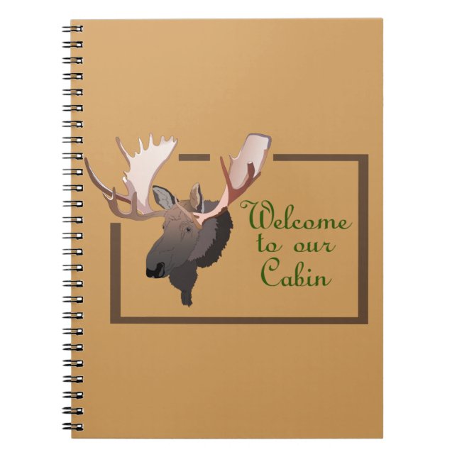 Welcome to Our Cabin Notebook (Front)