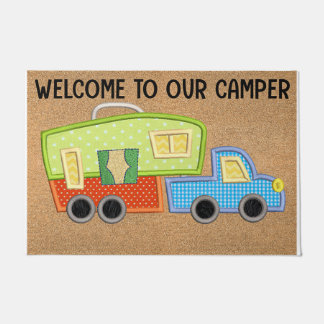 welcome To Our Camper Mat, Cute Camping Doormat