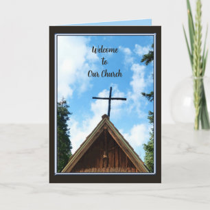 Welcome to Our Church Greeting Card