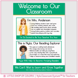 Welcome to Our Classroom Teacher Anchor Chart