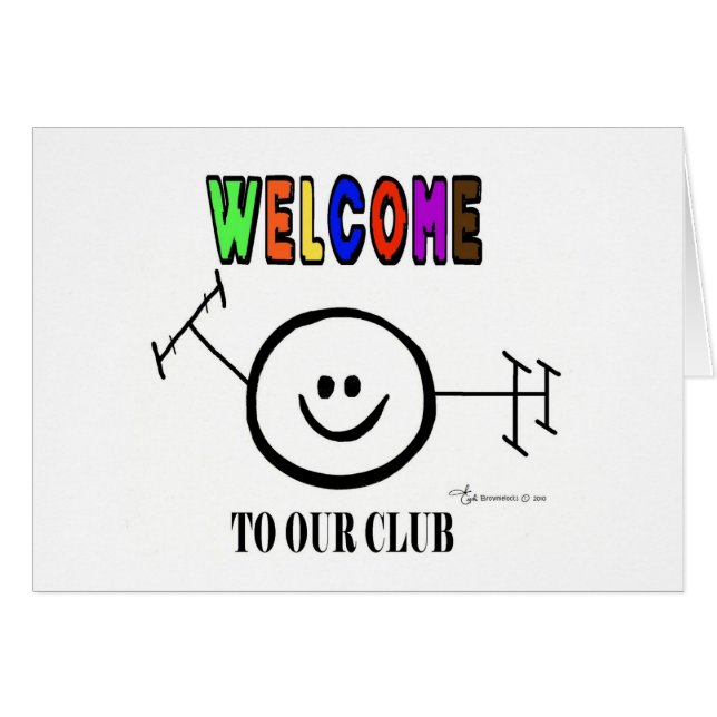 Welcome To Our Club 2 (Front Horizontal)