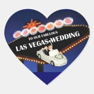 Welcome To Our Fabulous Las Vegas Wedding Sticker