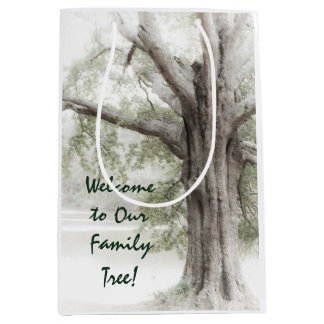 Welcome to Our Family Tree Medium Gift Bag