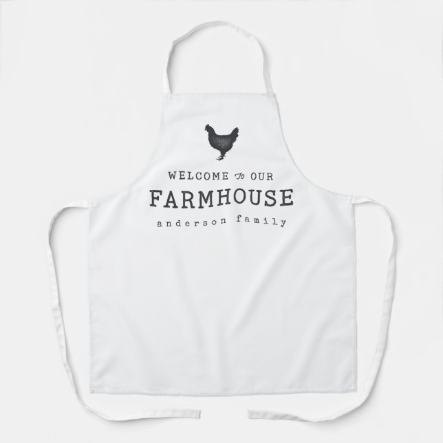 Welcome to our Farmhouse Country Rustic Chicken Apron (Front)
