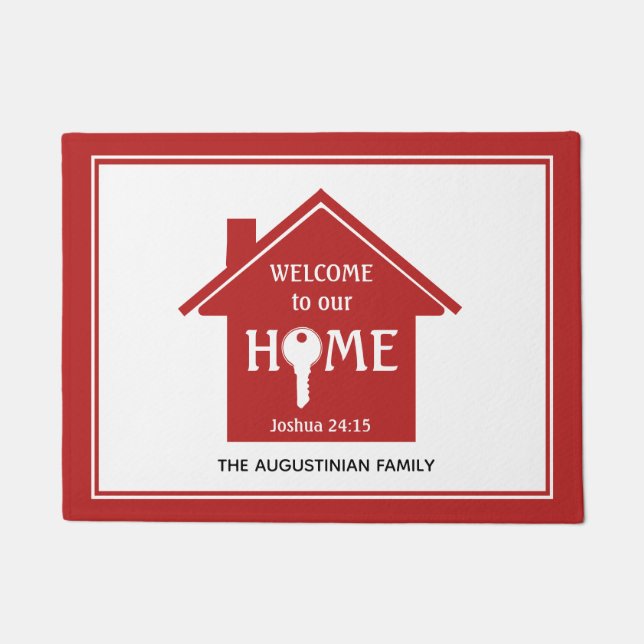 WELCOME To Our Home Doormat (Front)