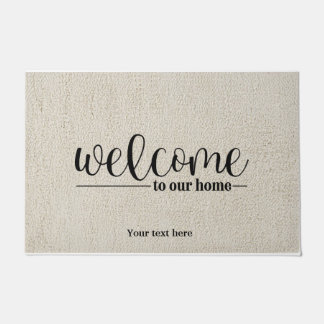 Welcome to our home doormat