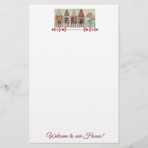 Welcome To Our House Stationery