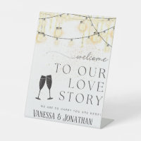 Welcome to Our Love Story Custom Wedding