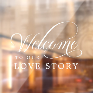 Welcome to Our Love Story Old Money Script Wedding
