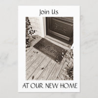 ***WELCOME TO OUR NEW HOME*** INVITATION