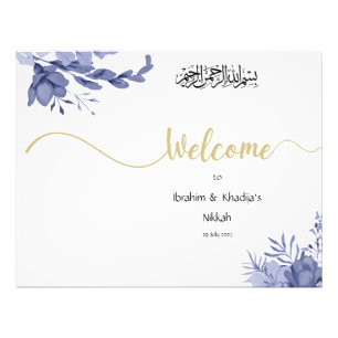 Welcome to our Nikkah - Islamic Wedding Sign