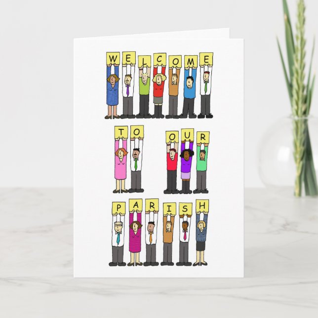 Welcome to Our Parish. Card (Front)